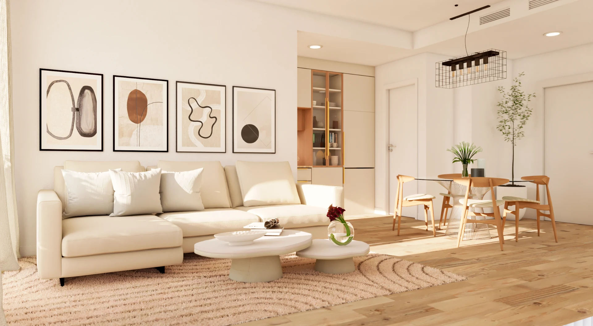 Interior de una vivienda de Real de la Isla